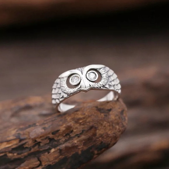 🦉 Exquisite Trendy Owl Eyes S925 Ring 🦉 - Picture 6 of 6